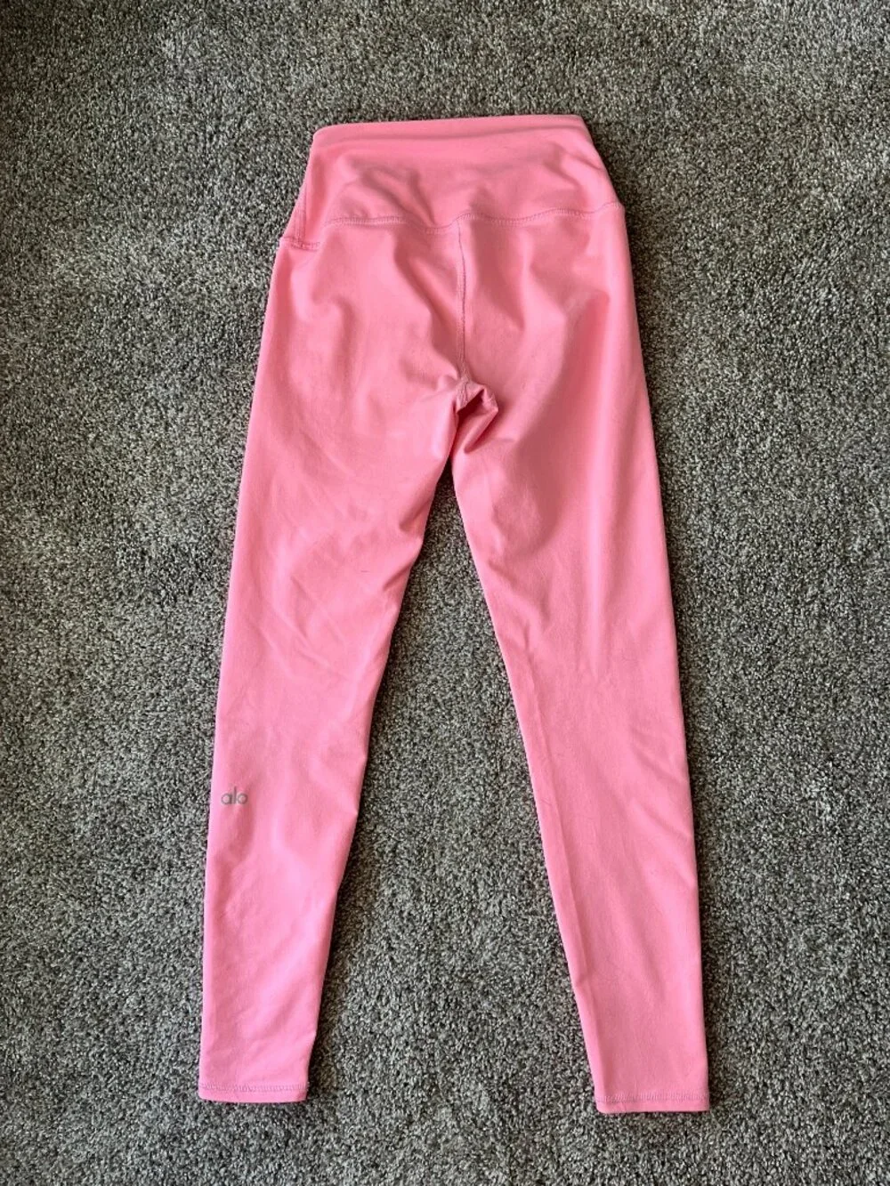 Alo Yoga Airbrush 7/8 Leggings Bright Pink High Waist Size XXS Pilates Workout